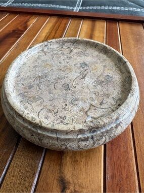 Round Marble Plant Stand Footed Stone Pillar Candle Holder  Pier 1 - Pakistan